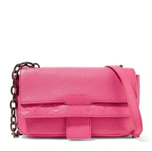 Tomas Maier Madras leather shoulder bag clutch EUC